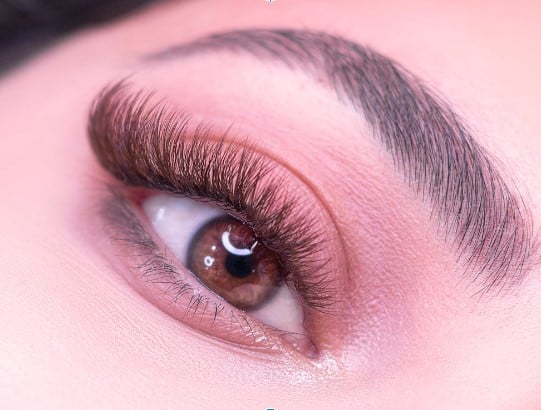 a close up of a persons face